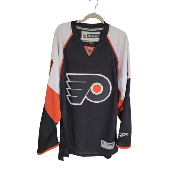 Reebok Philadelphia Flyers Mike Richards #18 Jersey Signed NHL Hockey Sz XL - Picture 1 of 10